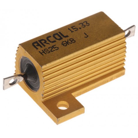 HS 25W 750R J HEATSINK RESISTOR 5% 